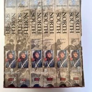 North and South VHS Complete Mini Series Civil‎ War Era Movie Tapes